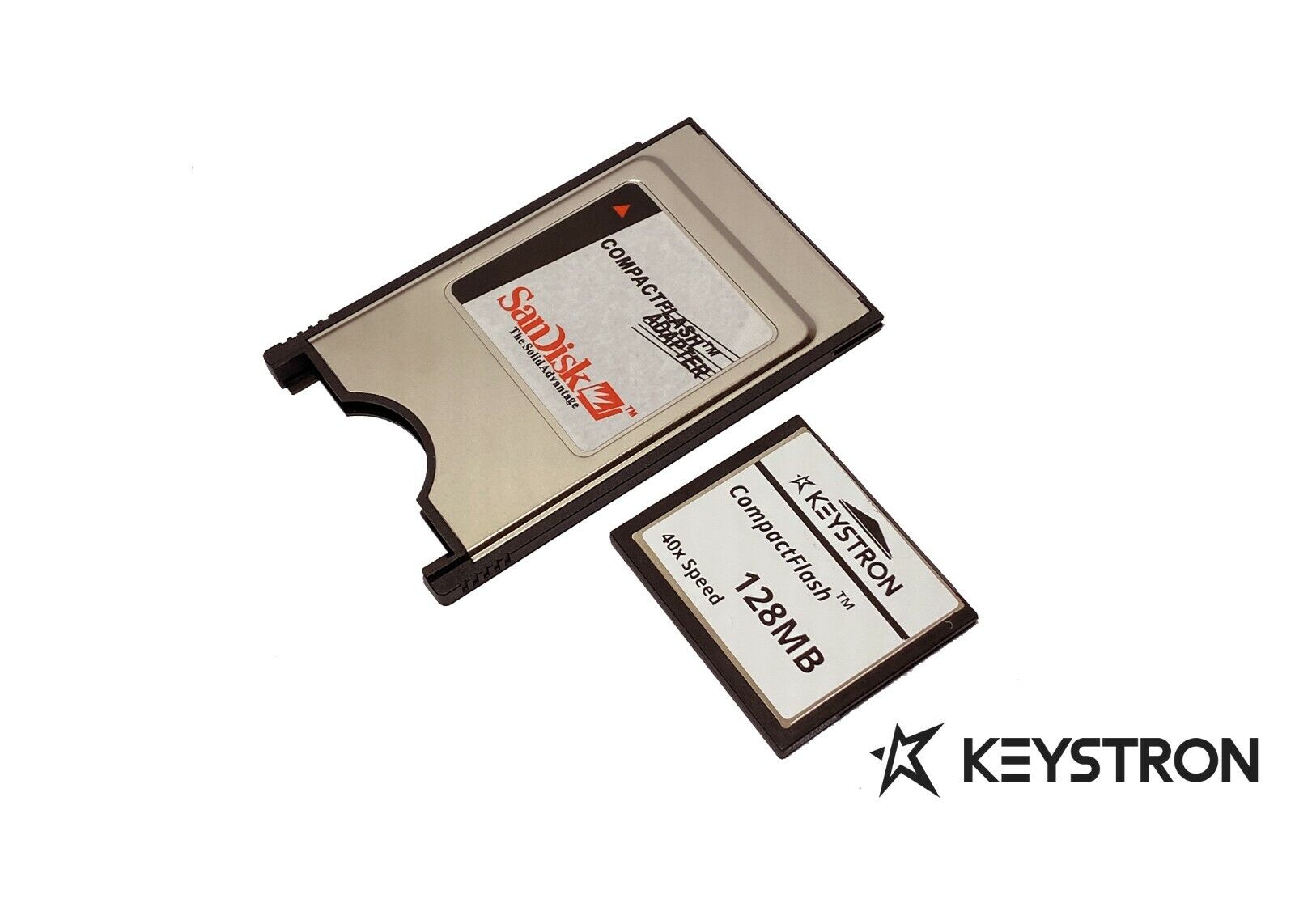 128MB Flash Memory + PC PCMCIA Transfer card Adapter for Amiga 600/1200 