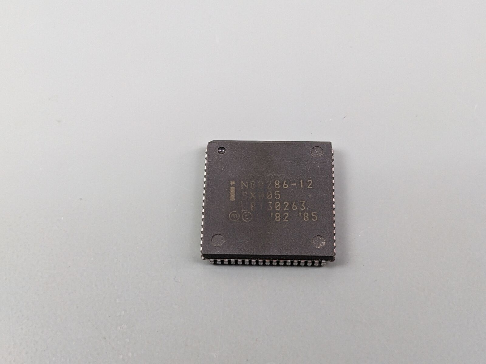 Intel N80286-12 SX005 Vintage 286 CPU in Nice PLCC Package x86 ~ US STOCK