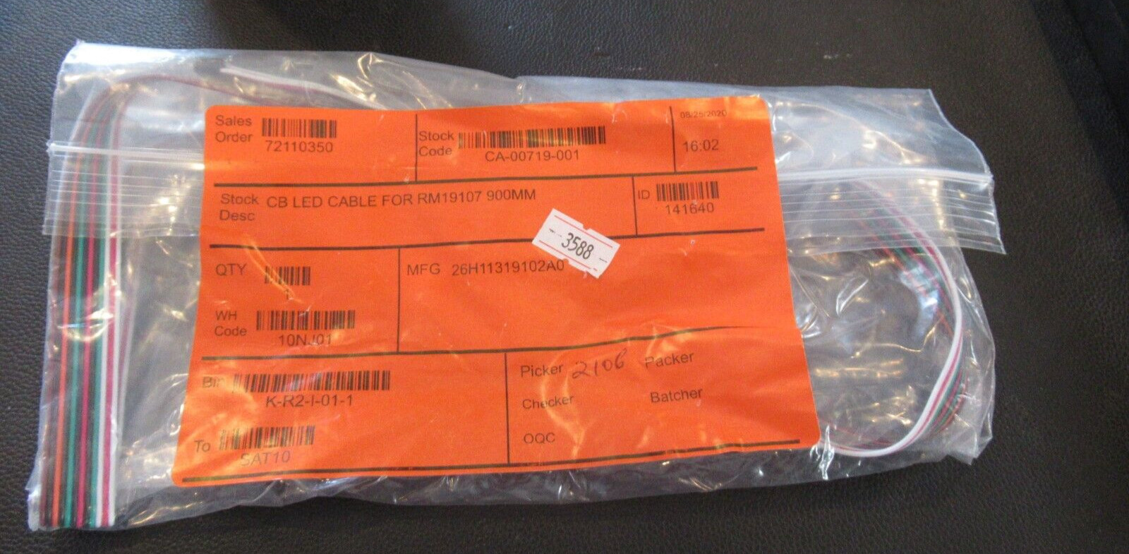 ZT Systems CA-00719-001 CB LED Cable For RM19107 900MM *BRAND NEW* ZT Systems CA-00719-001 CB LED Cable For RM19107 900MM *BRAND NEW*
