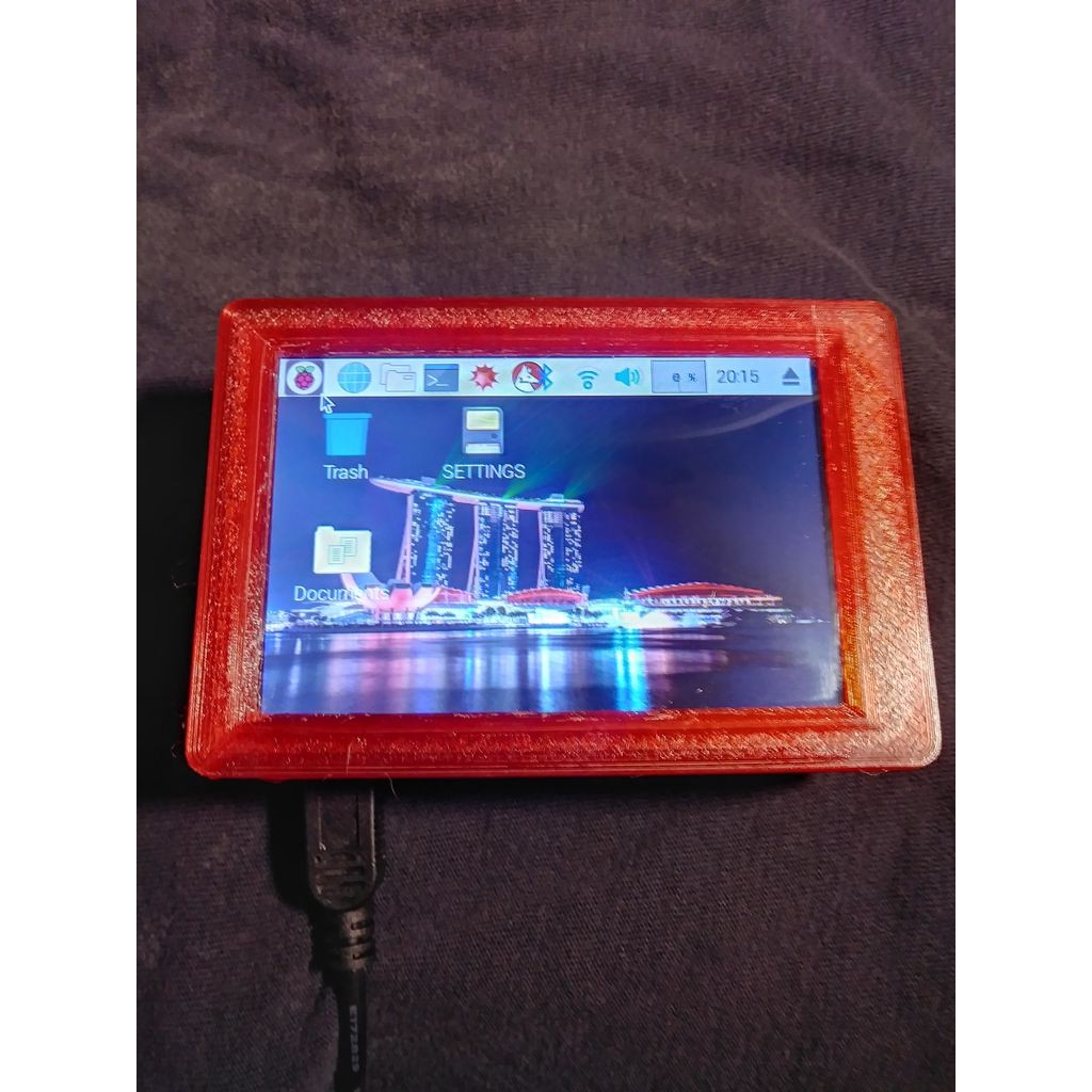 Rasberry pi 3 + 3.5 TFT case 3d Printed Rasberry pi 3 + 3.5 TFT case 3d Printed