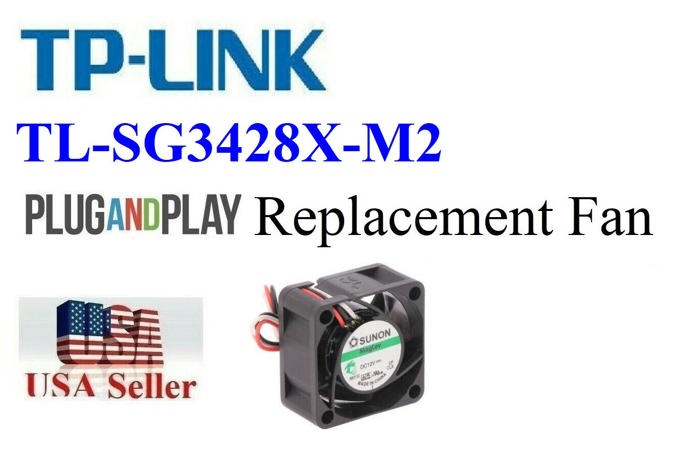 1x Replacement Fan for TP-Link TL-SG3428X-M2 1x Replacement Fan for TP-Link TL-SG3428X-M2