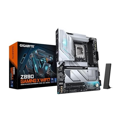 BLACK/SILVER - GIGABYTE Z890 Gaming X WIFI7 Intel Core Ultra (Series 2) W/W