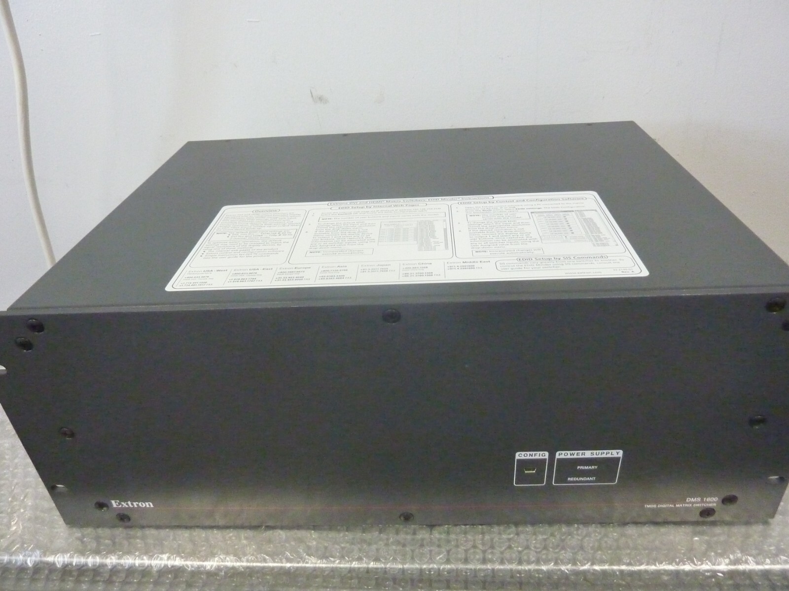 EXTRON DMS 1600 TMDS DIGITAL MATRIX SWITCHER   (23646)