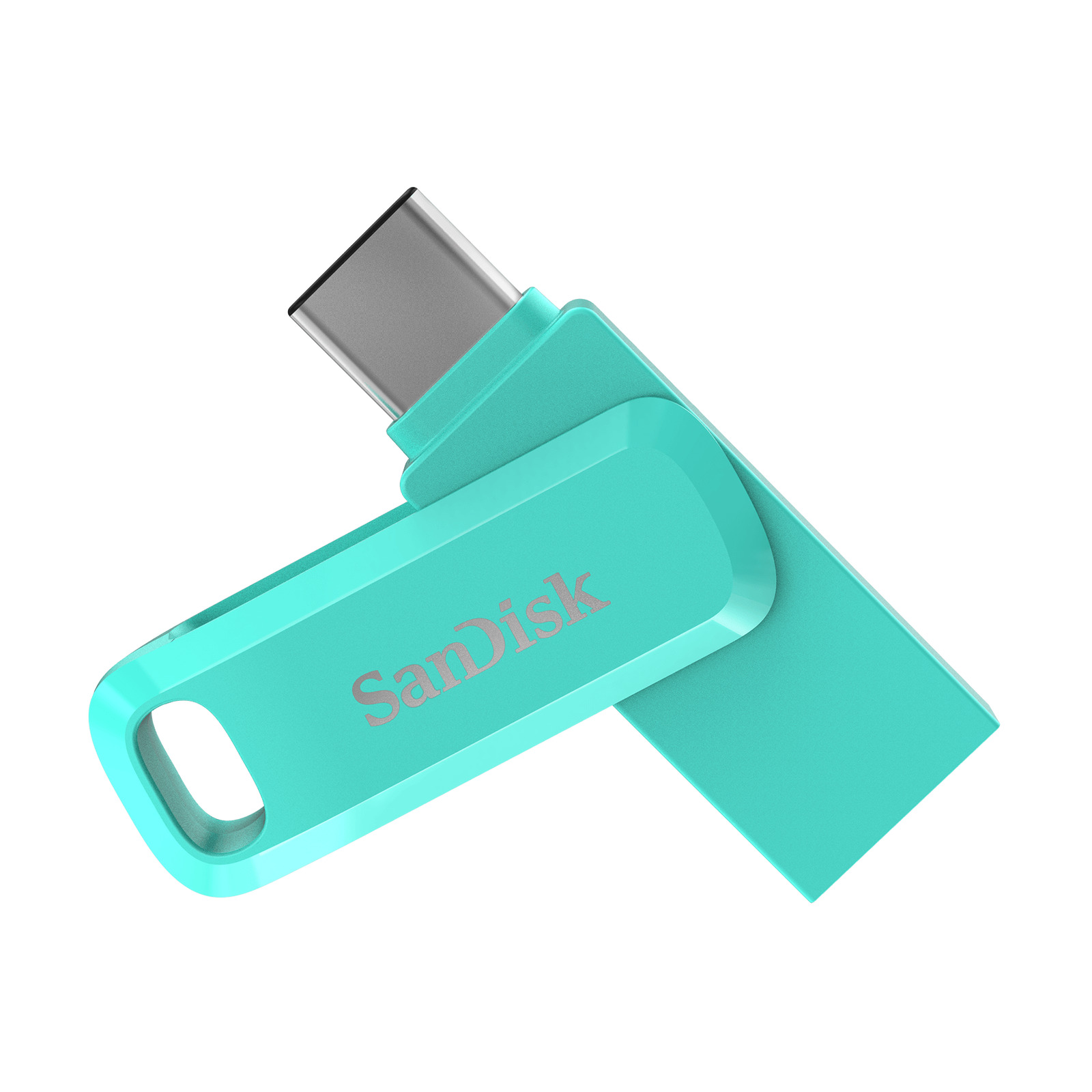 SanDisk 512GB Ultra Drive Dual Go USB Type-C Flash Drive Green SDDDC3-512G-G46G