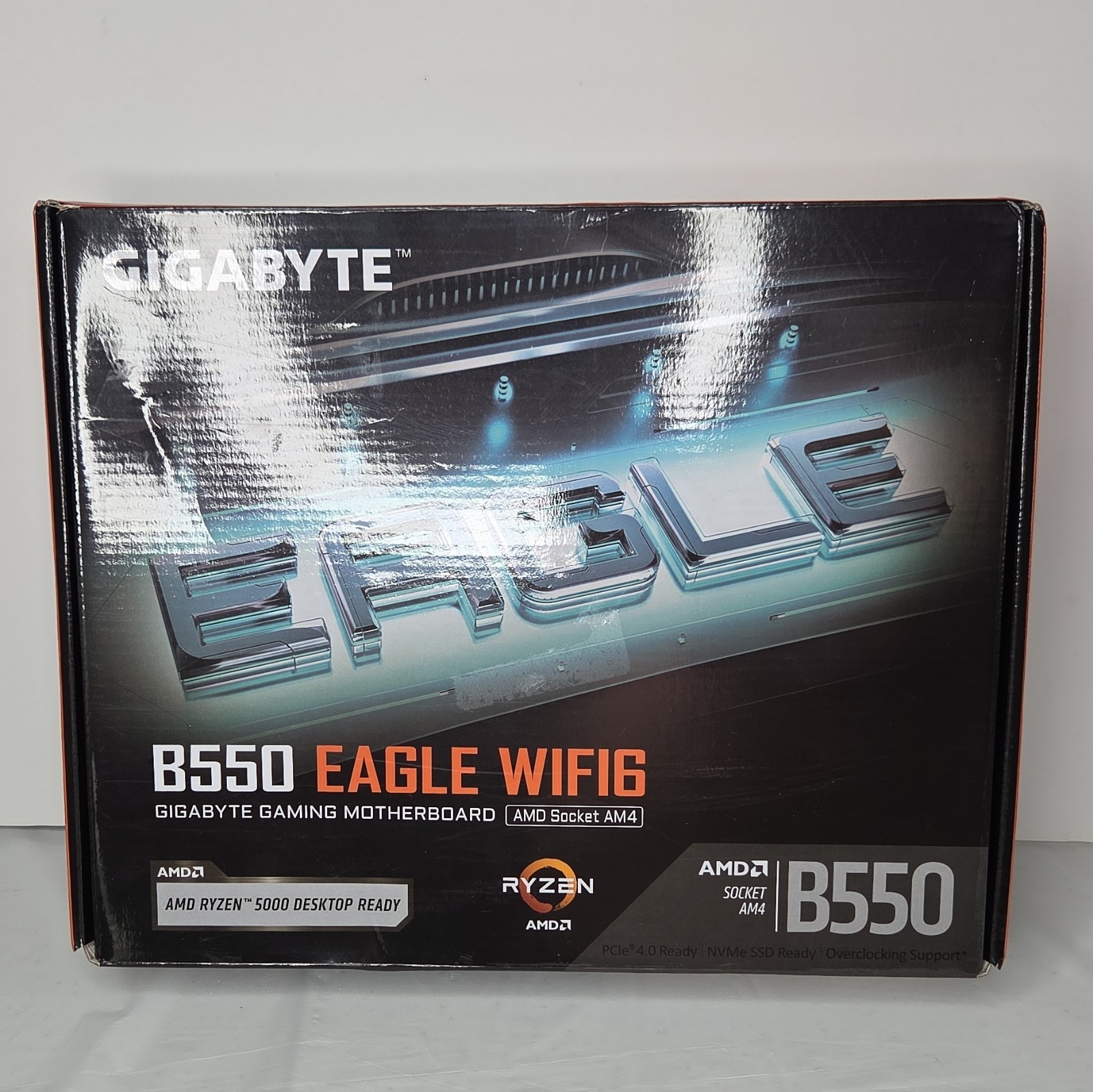 GIGABYTE B550 EAGLE WIFI6 ATX AM4 Motherboard DDR4 4-Slot Gaming GIGABYTE B550 EAGLE WIFI6 ATX AM4 Motherboard DDR4 4-Slot Gaming