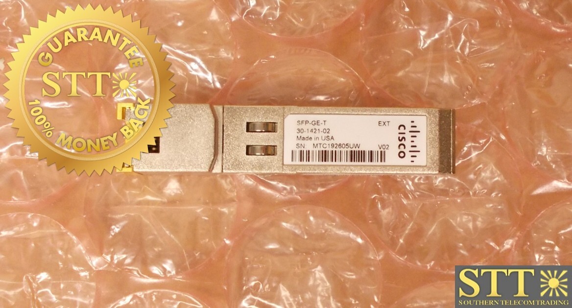 SFP-GE-T CISCO 1000BASE-T EXT SFP TRANSCEIVER MODULE IPUIAPARAB SFP-GE-T CISCO 1000BASE-T EXT SFP TRANSCEIVER MODULE IPUIAPARAB