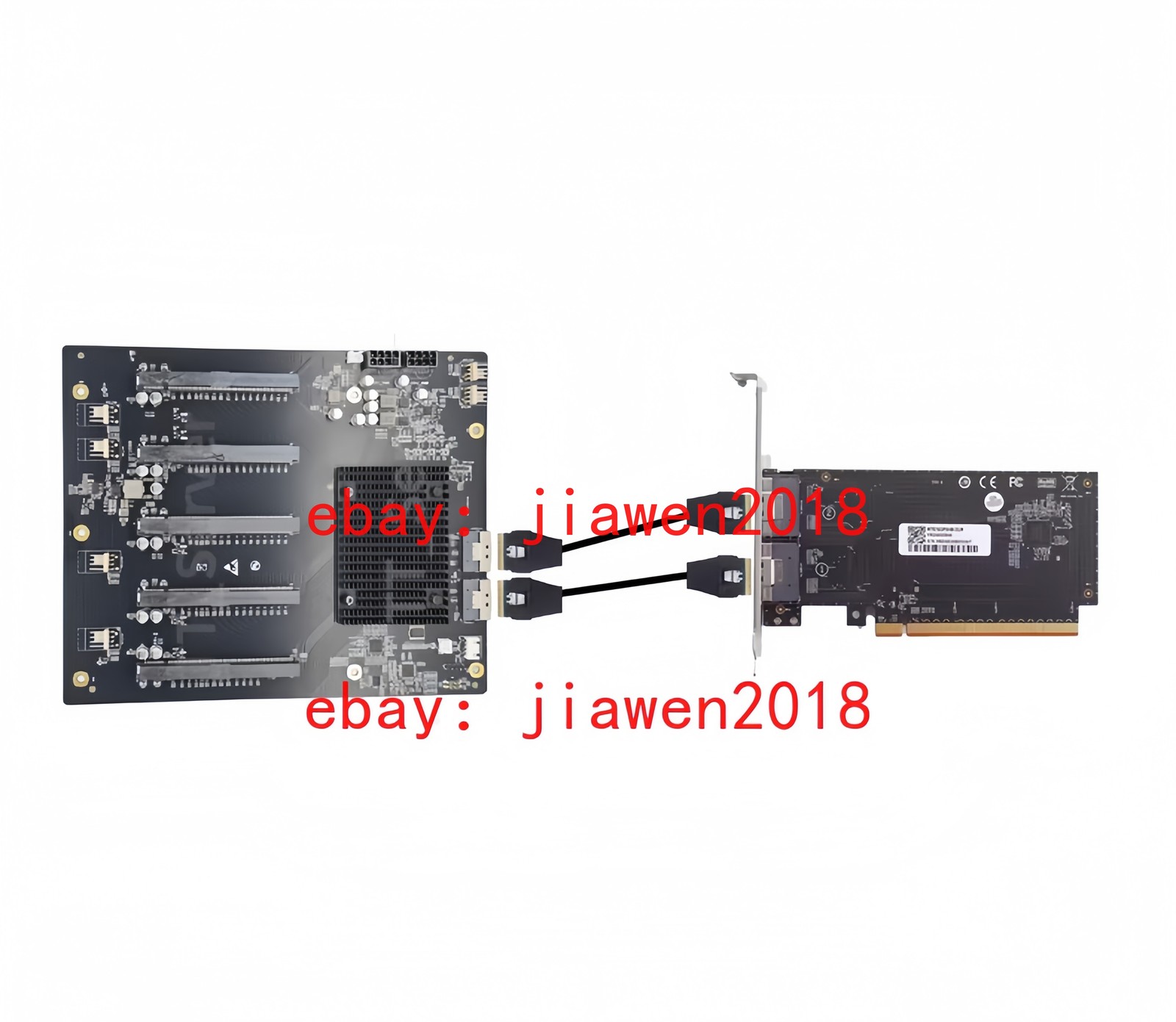 External PCI-E PLX88096 PCIe-4.0 Expansion Quad Card GPU SFF-8654 TO 5*PCIE External PCI-E PLX88096 PCIe-4.0 Expansion Quad Card GPU SFF-8654 TO 5*PCIE