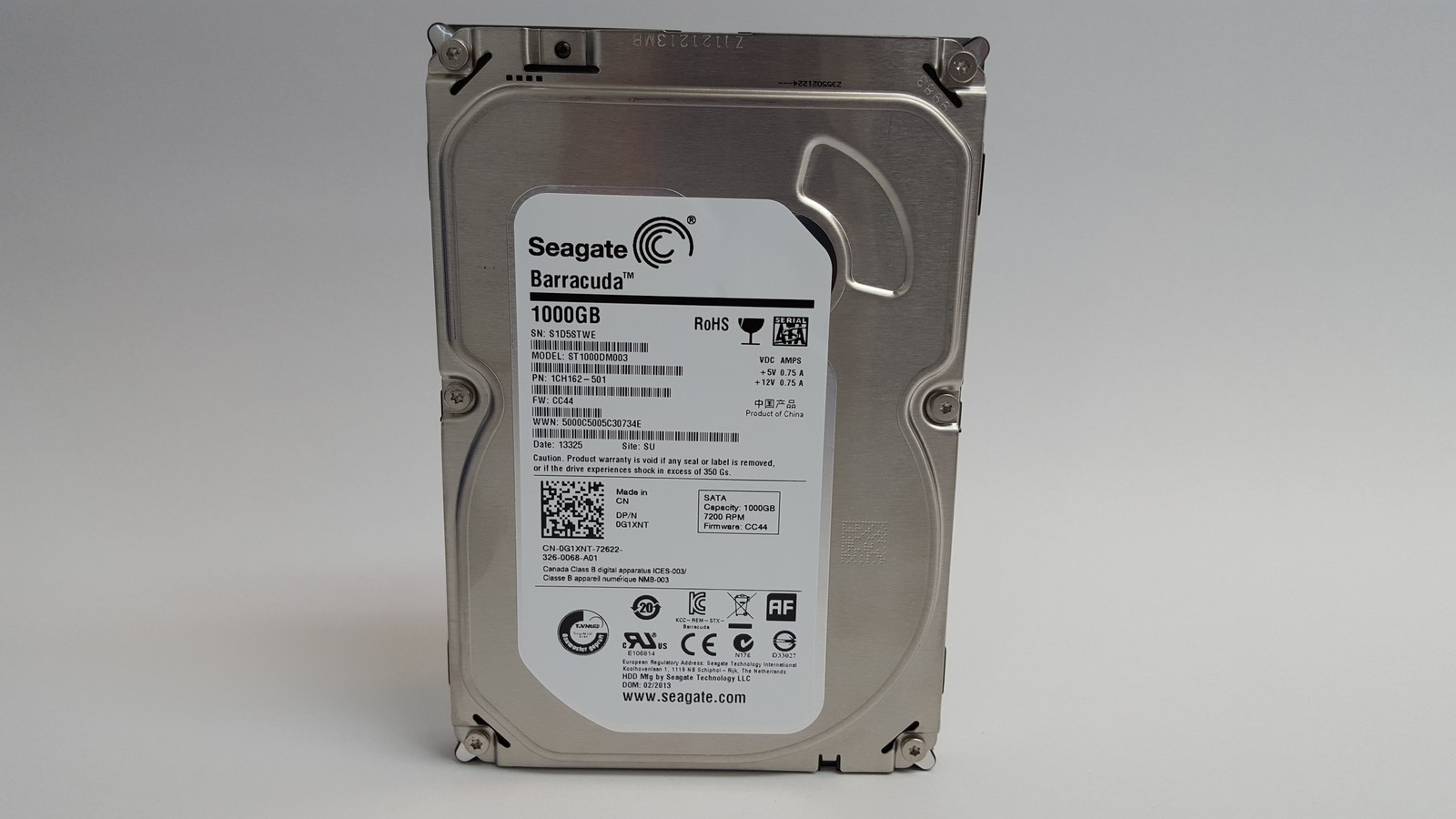 Seagate Barracuda ST1000DM003 1 TB SATA III 3.5 in Desktop Hard Drive Seagate Barracuda ST1000DM003 1 TB SATA III 3.5 in Desktop Hard Drive