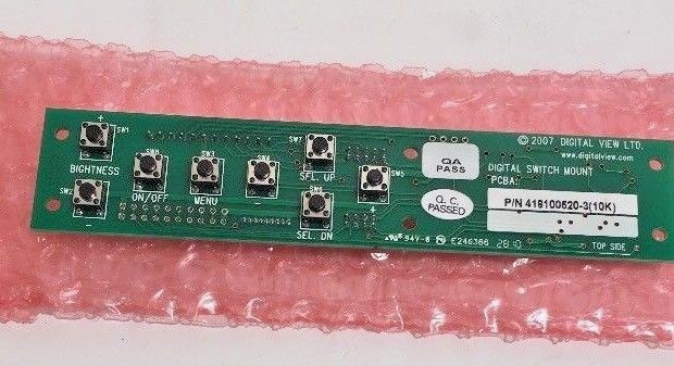 New Digital View 416100520-1 LCD On Screen Display Board 12/24V 10K Type OSD New Digital View 416100520-1 LCD On Screen Display Board 12/24V 10K Type OSD