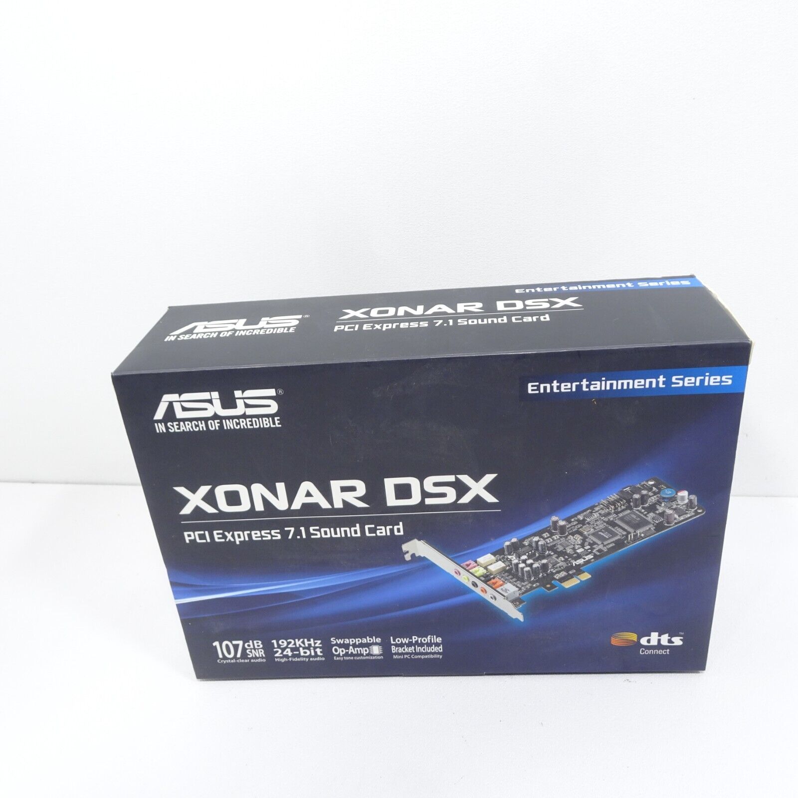 ASUS Xonar DSX 7.1 PCIe DTS  Gaming Sound Card