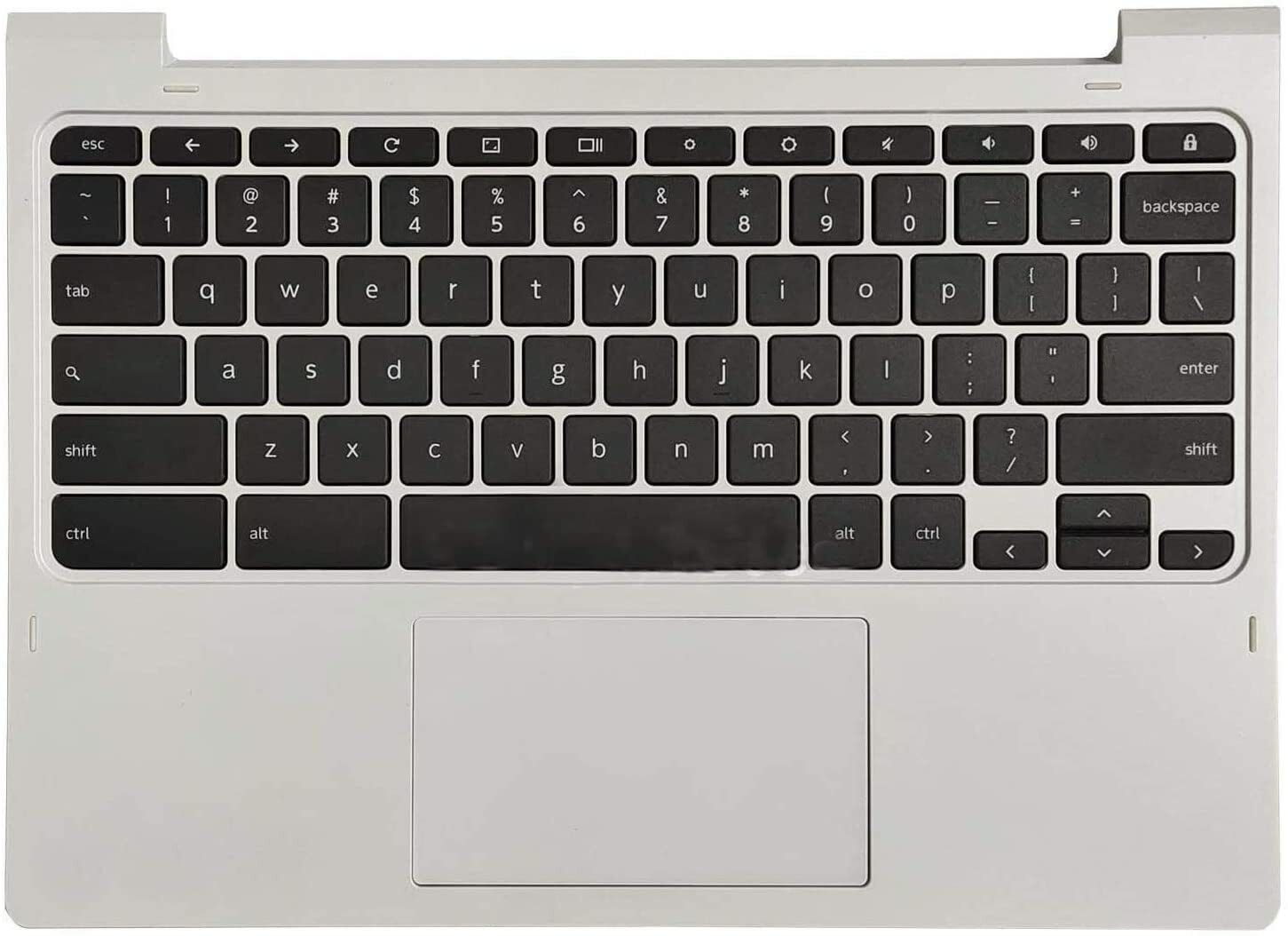 For Lenovo Chromebook C330 White Palmrest Case US Keyboard & Touchpad 5CB0S72816