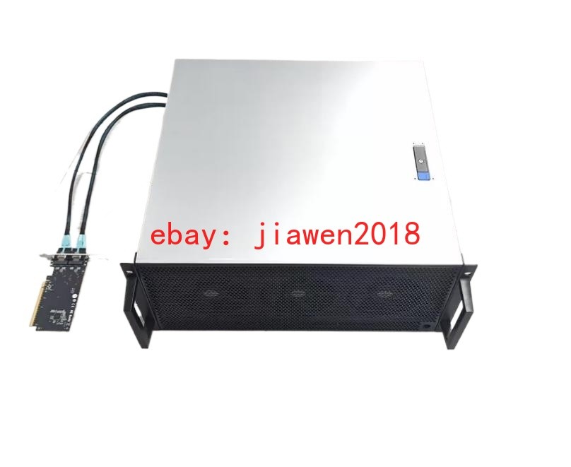 External PCI-E PCIe-4.0 X16 Expansion Quad Card GPU TO 5-Card +Computer case External PCI-E PCIe-4.0 X16 Expansion Quad Card GPU TO 5-Card +Computer case