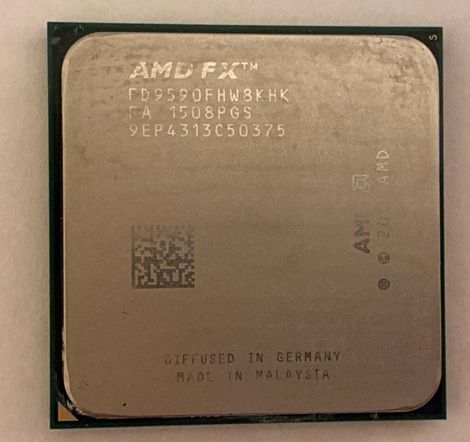 AMD FX-9590 4.70GHz 8-Core CPU Processor FD9590FHW8KHK Tested AMD FX-9590 4.70GHz 8-Core CPU Processor FD9590FHW8KHK Tested