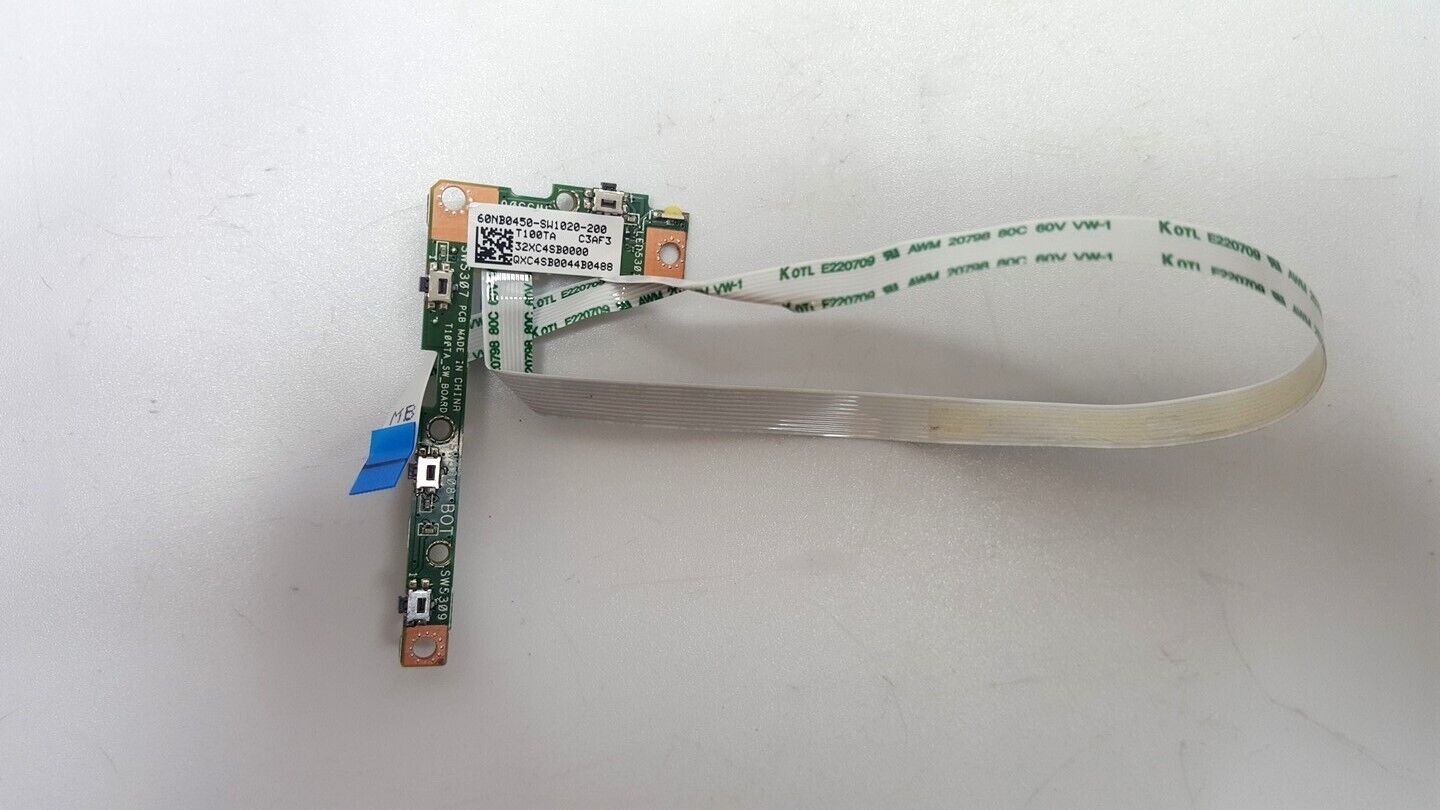 Asus T100TA Switch PC Power Board with Cable 60NB0450-SW1020