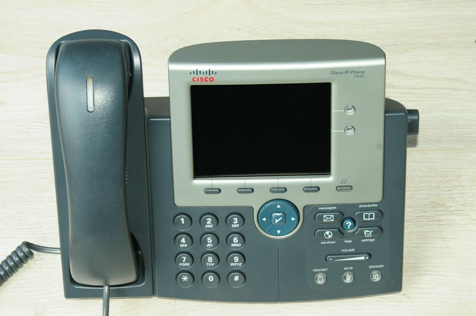 Cisco CP-7945G Unified VoIP IP LGD Display Conference Phone Gig PoE 1YrWty TaxIn