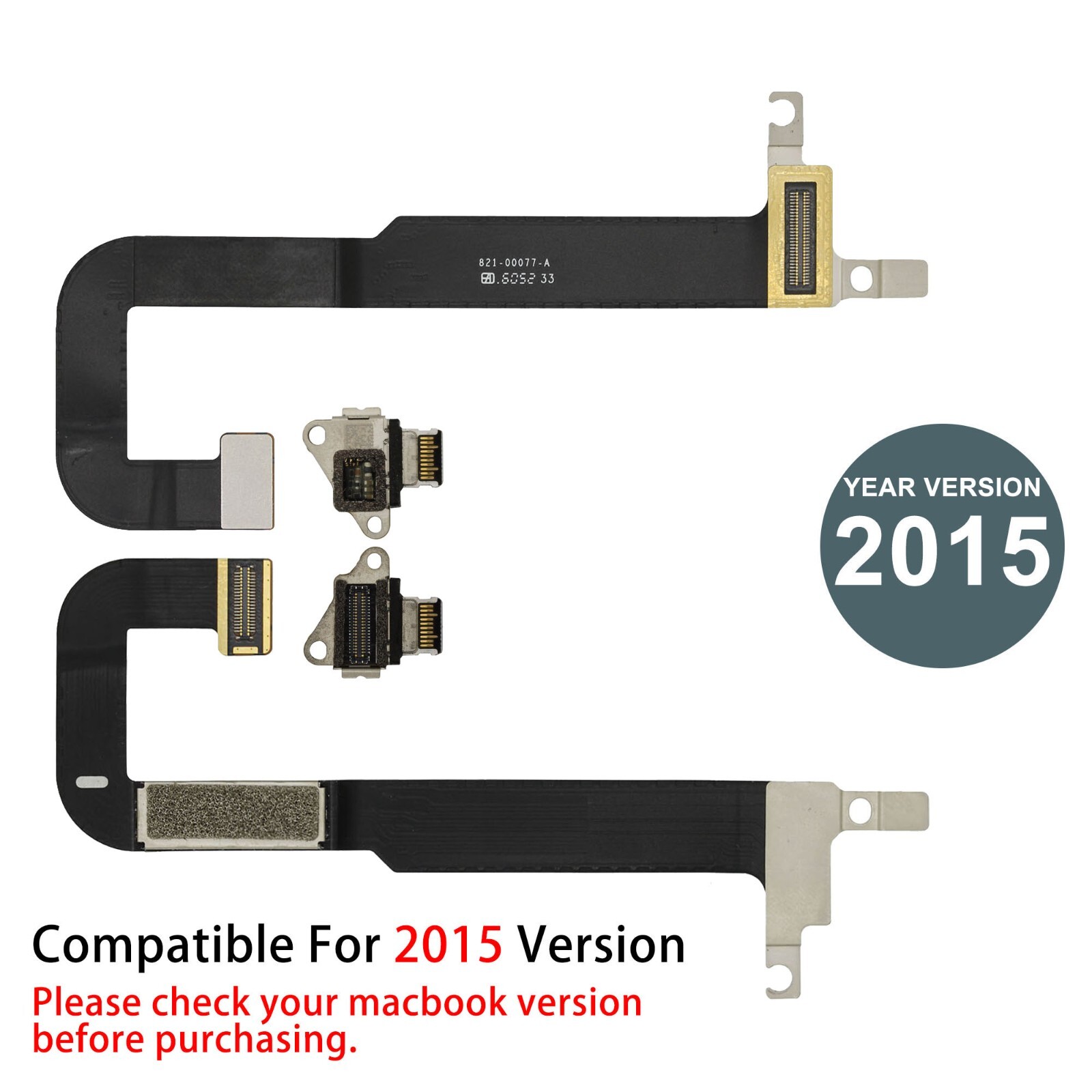 USB-C I/O Board Flex Cable Charging Port For MacBook Retina 12 USB-C I/O Board Flex Cable Charging Port For MacBook Retina 12