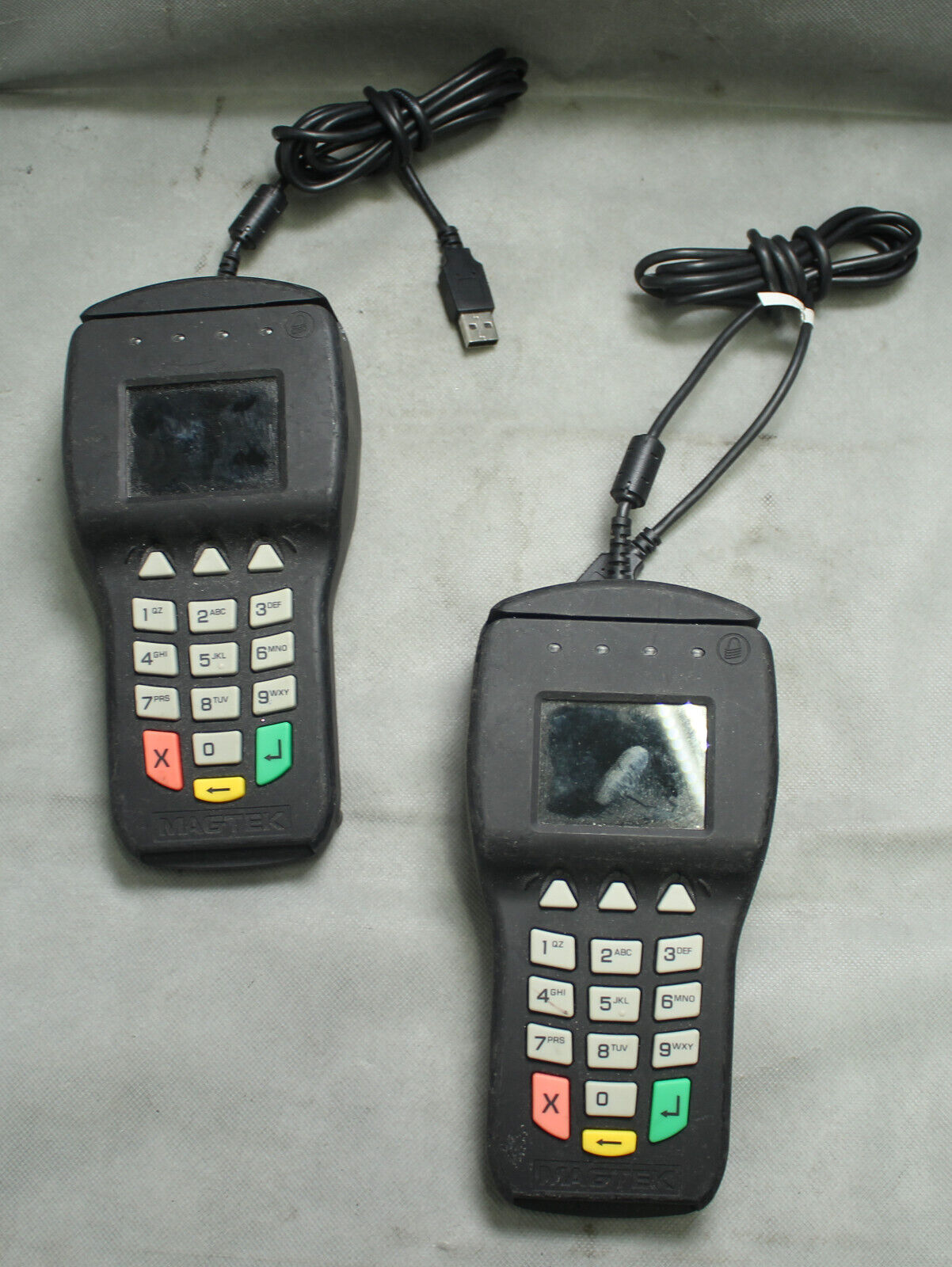 Lot of 2 Magtek 30056027 DYNAPRO CREDIT CARD TERMINAL PIN-ENTRY DEVICE