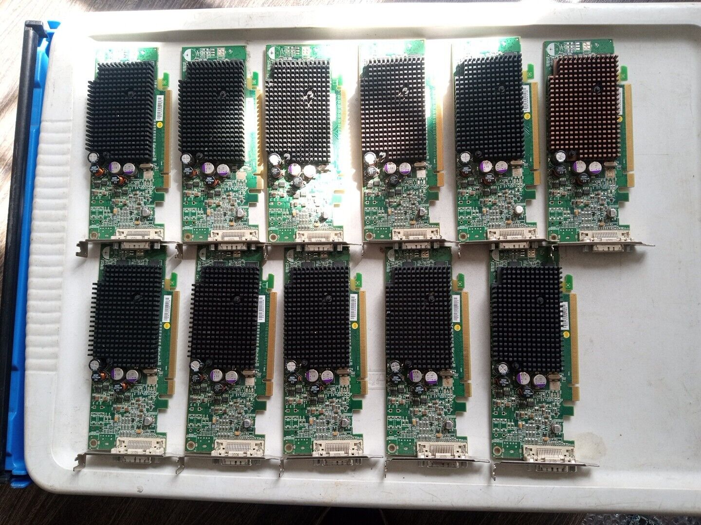 Lot Of (11) MIC E-G012-05-2436(B) Graphic Cards  P/N: 102A6290100 - UNTESTED
