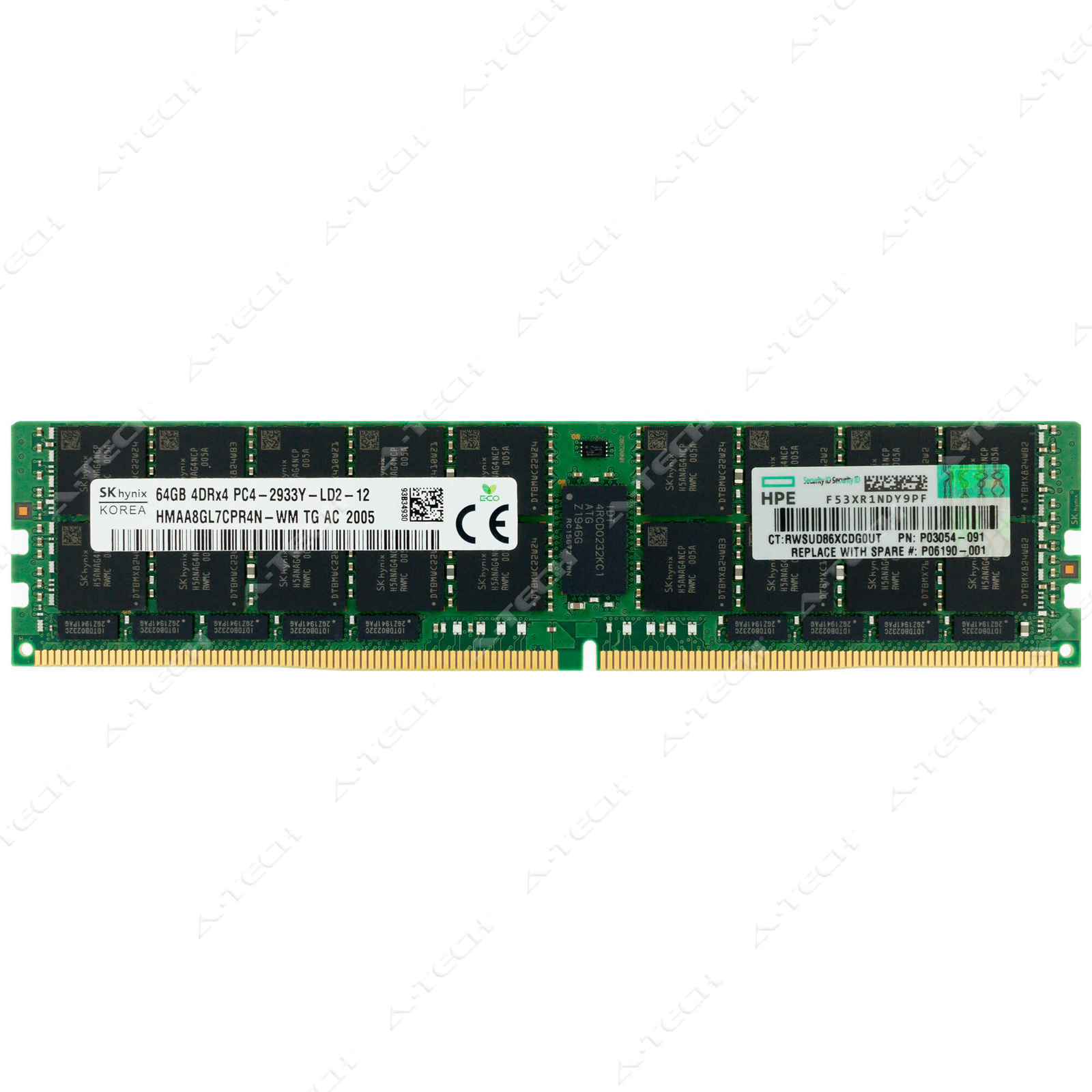 HP 64GB DDR4-2933 LRDIMM P00926-B21 P06190-001 P03054-091 HPE Server Memory RAM HP 64GB DDR4-2933 LRDIMM P00926-B21 P06190-001 P03054-091 HPE Server Memory RAM