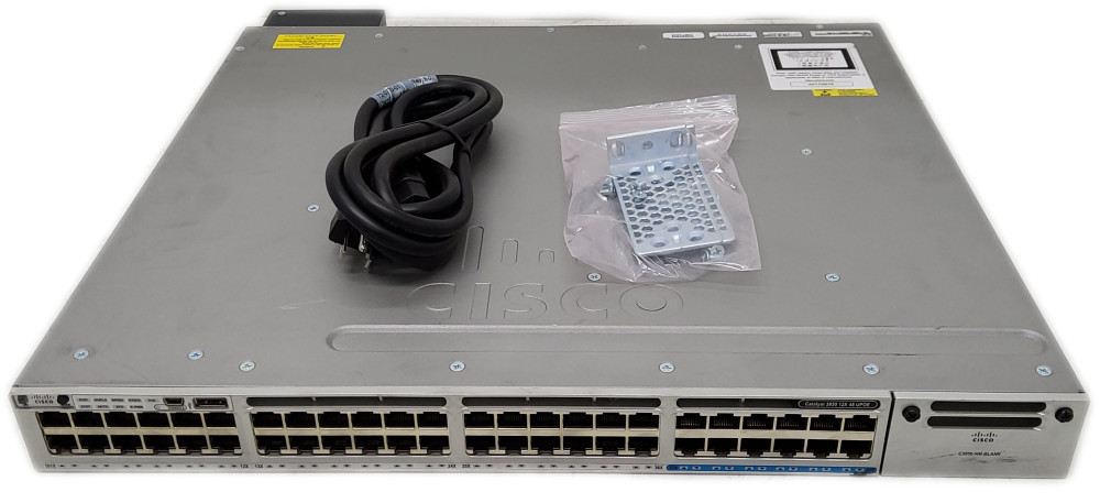 Cisco WS-C3850-12X48U-S 48-Port UPoE Switch 1100W PSU Cisco WS-C3850-12X48U-S 48-Port UPoE Switch 1100W PSU