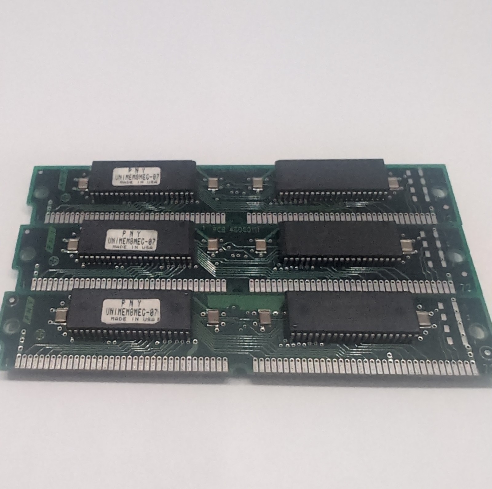 Vintage PNY 8MB 72-Pin SIMM RAM EDO 60ns Lot Of 3 24MB Total Hyundai Made In USA Vintage PNY 8MB 72-Pin SIMM RAM EDO 60ns Lot Of 3 24MB Total Hyundai Made In USA