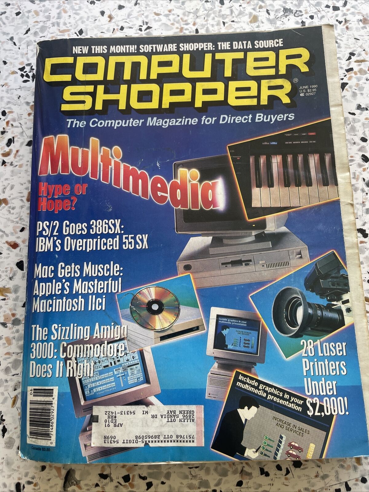 Vintage Computer Shopper Magazine June 1990 Issue