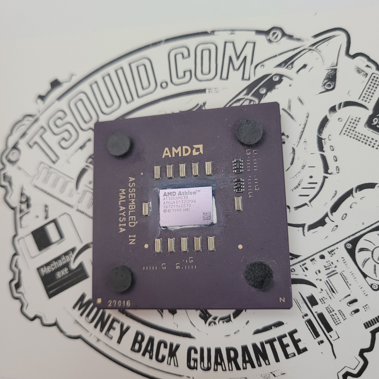 AMD Athlon 1.3GHz CPU A1300AMS3B AYHJA Socket A Thunderbird Rare Top Bin 266 MHz