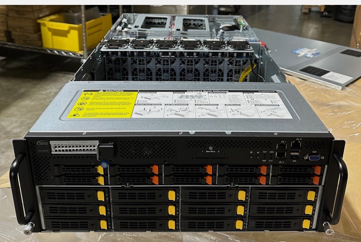 Gigabyte 4U AI Server 10x Nvidia GPU 2x Xeon Gold 6150 36 Core 2.7GHz DDR4 RAM Gigabyte 4U AI Server 10x Nvidia GPU 2x Xeon Gold 6150 36 Core 2.7GHz DDR4 RAM