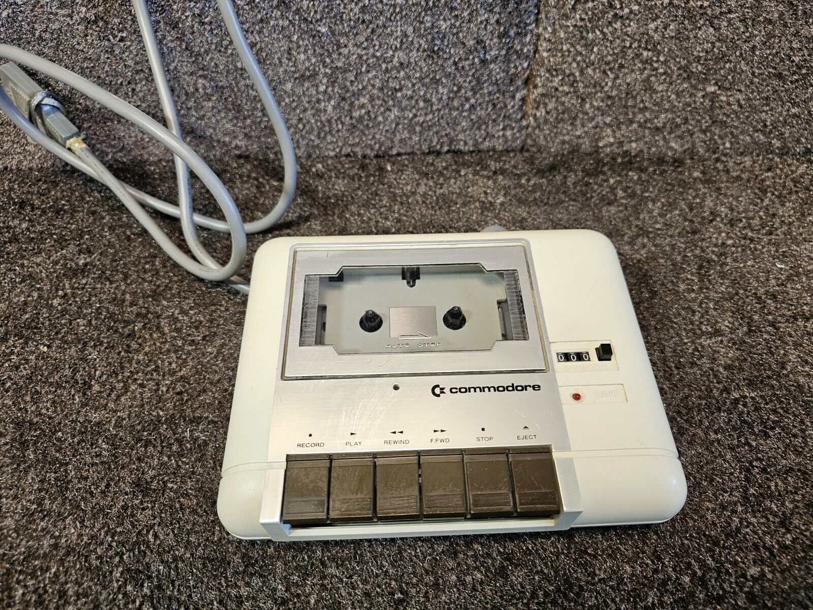 VIntage Commodore C2N Cassette Tape Data Drive