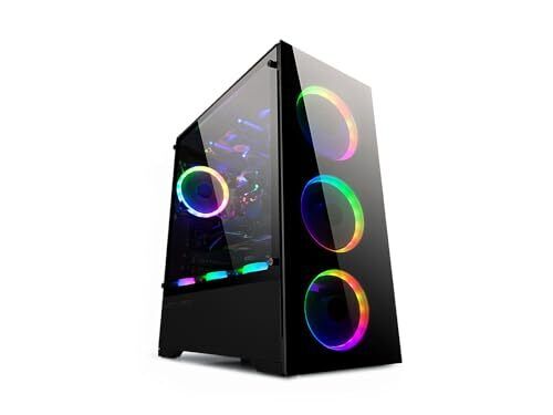 Bgears B-voguish Gaming Pc Case With Tempered Glass Panels, Usb3.0, Support E-at