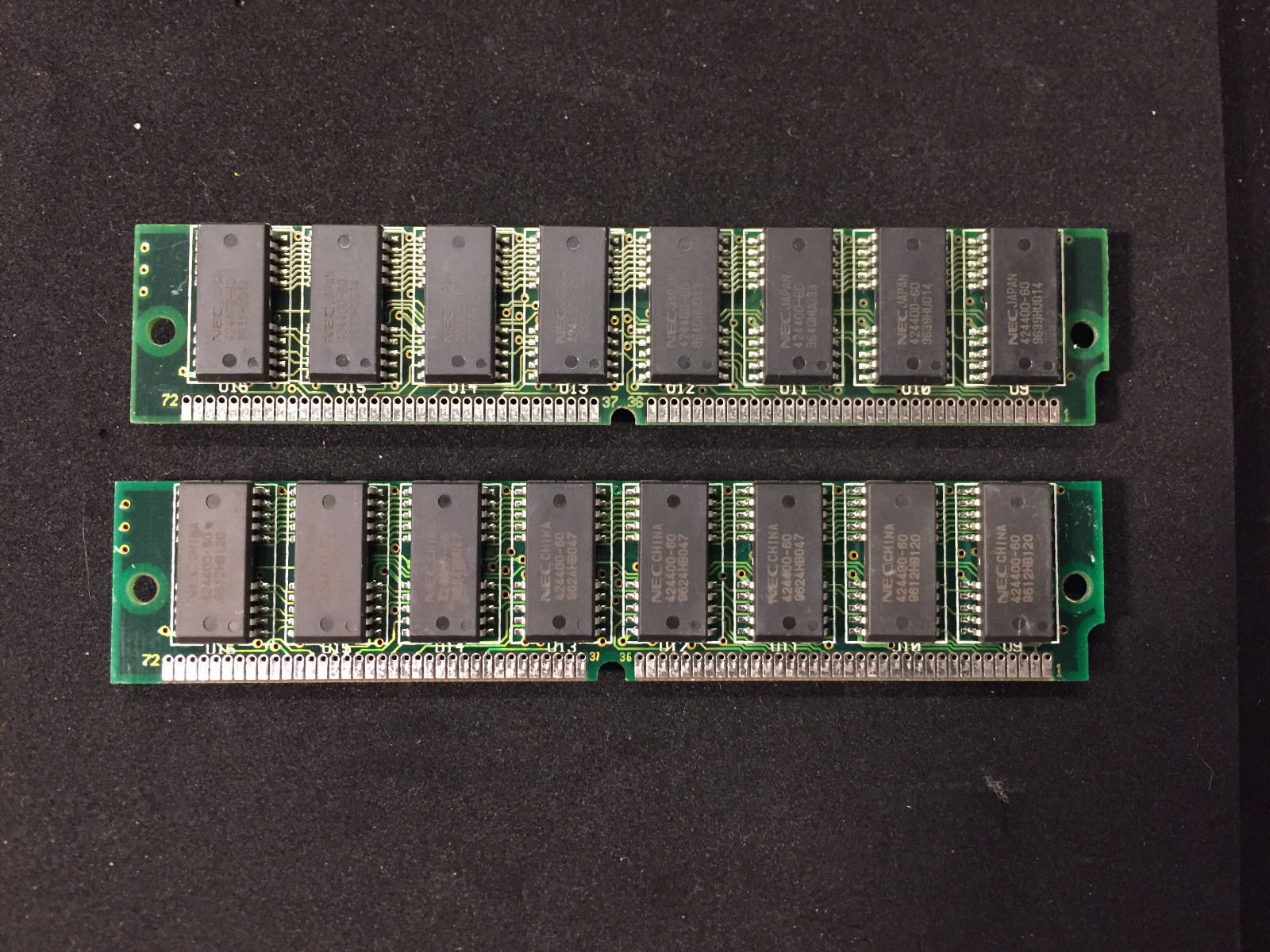 2x 8MB 2Mx32 EDO 72-pin Non-Parity 60ns 16-Chip RAM SIMM Memory 16MB 2x 8MB 2Mx32 EDO 72-pin Non-Parity 60ns 16-Chip RAM SIMM Memory 16MB