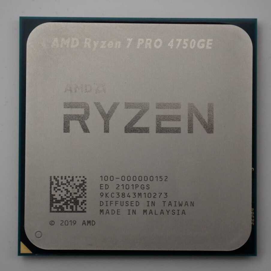 NEW - AMD Ryzen 7 R7 PRO 4750GE CPU Processor Desktop 3.1GHz Eight core AM4
