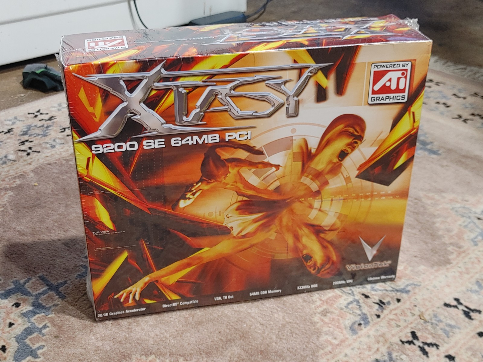 NEW SEALED VisionTek Xtasy ATI Radeon 9200 SE 64MB PCI Graphics Card Retro GPU NEW SEALED VisionTek Xtasy ATI Radeon 9200 SE 64MB PCI Graphics Card Retro GPU
