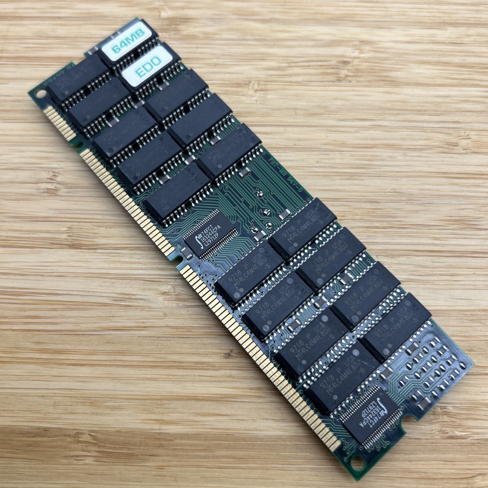 MICRON 64MB Memory EDO 64 MB RAM 60NS Buffered Dimm 8x72 ECC 168pin 114226 MICRON 64MB Memory EDO 64 MB RAM 60NS Buffered Dimm 8x72 ECC 168pin 114226