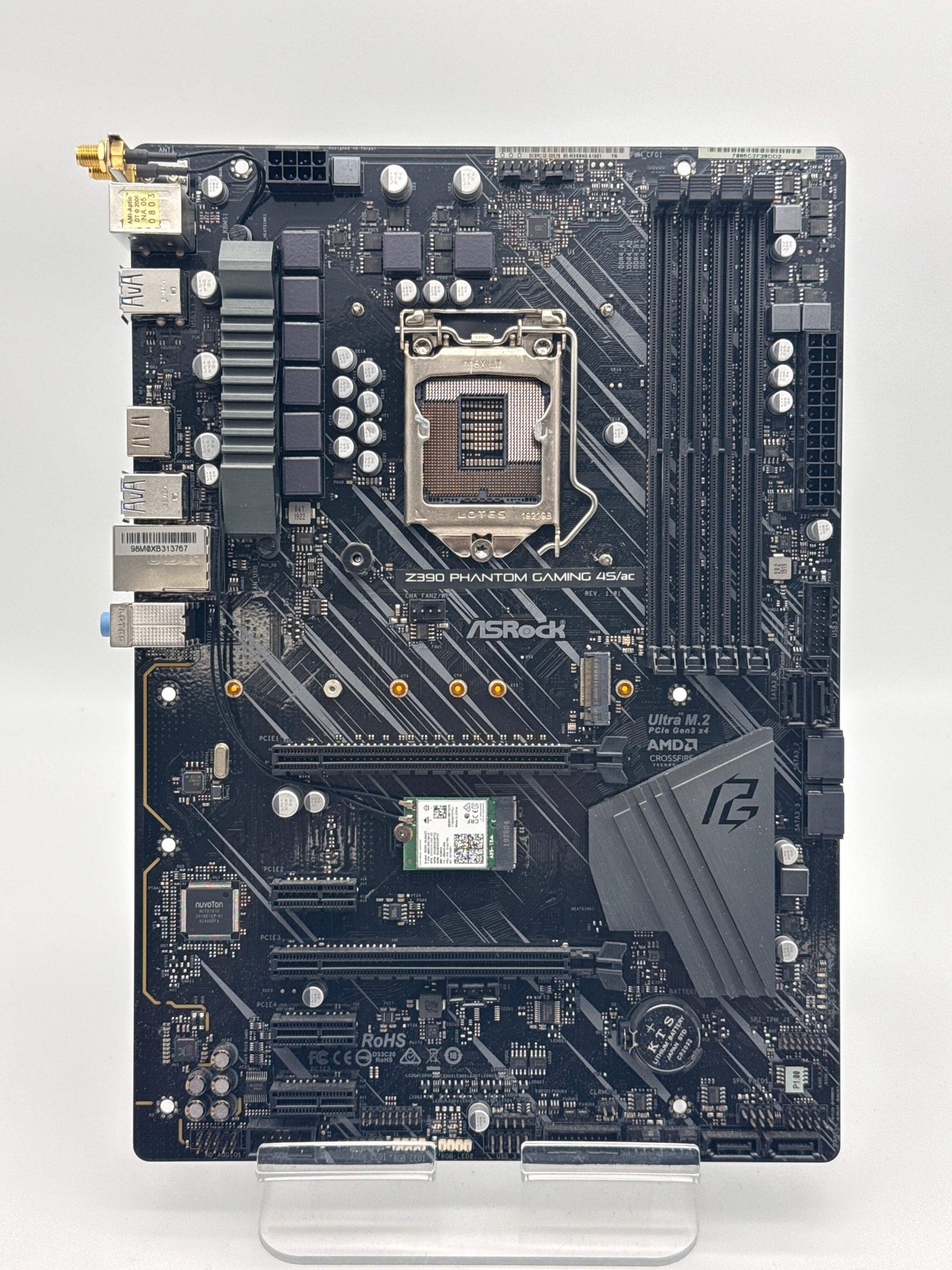ASRock Z390 Phantom Gaming 4S/ac Motherboard LGA 1151 ATX DDR4 - Used ASRock Z390 Phantom Gaming 4S/ac Motherboard LGA 1151 ATX DDR4 - Used