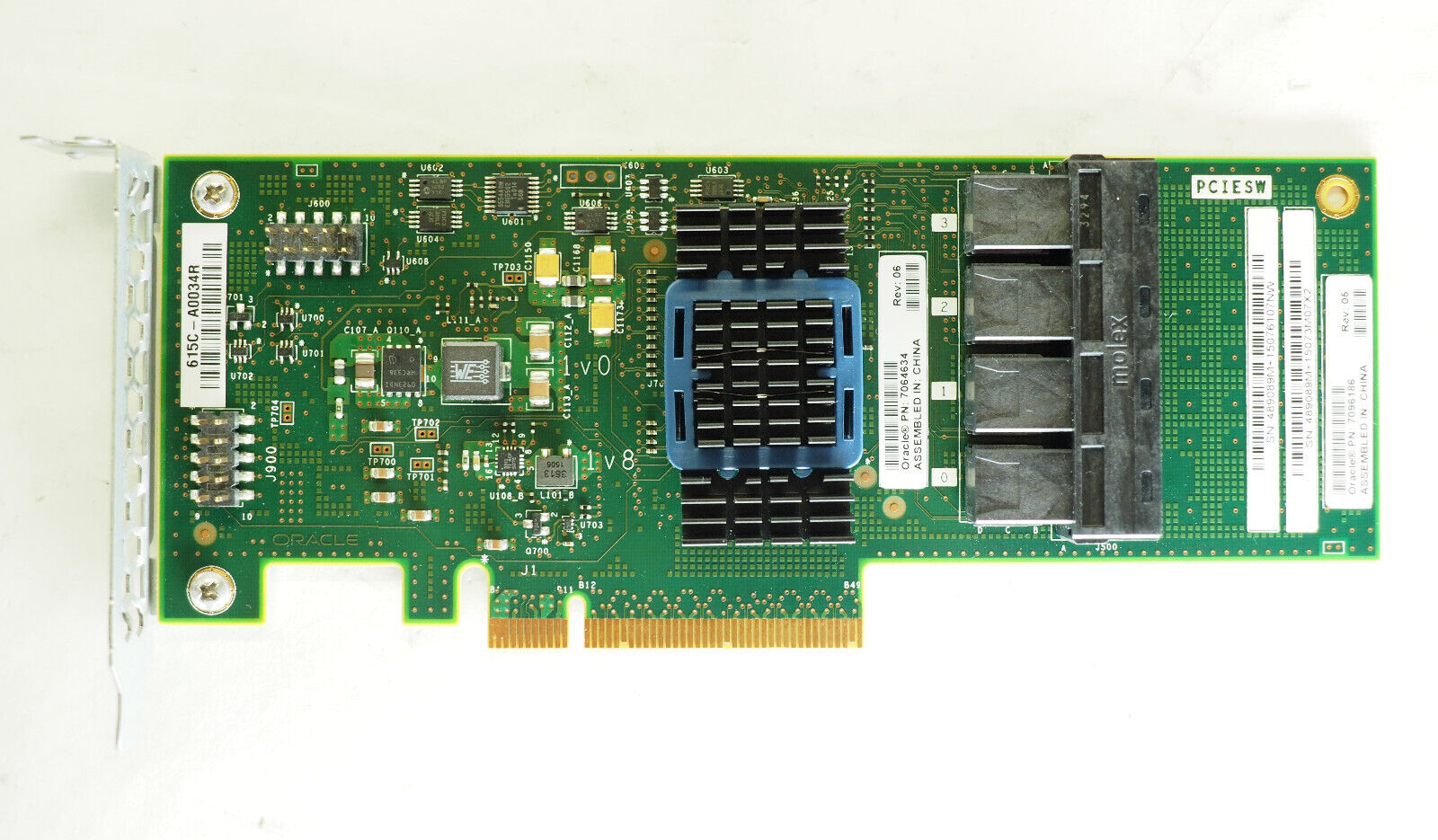 Sun Oracle 7096186 7064634 NVME 8-Port PCI-Express Switch Card