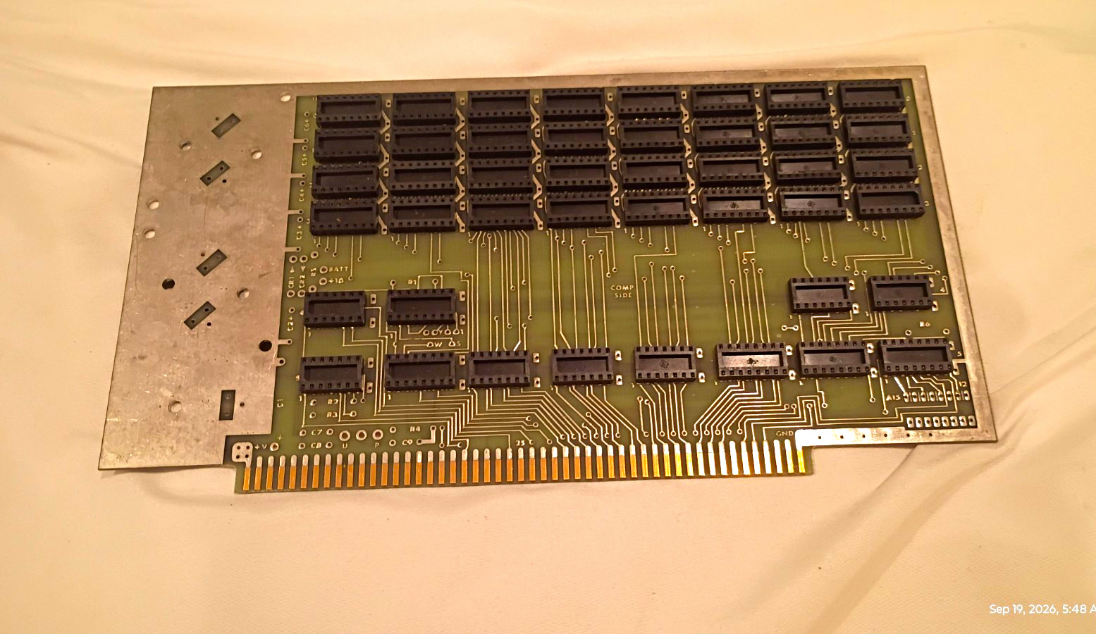 1976 Micro Applications 4K RAM S-100 Memory Board Altair Era Vintage Computer 1976 Micro Applications 4K RAM S-100 Memory Board Altair Era Vintage Computer