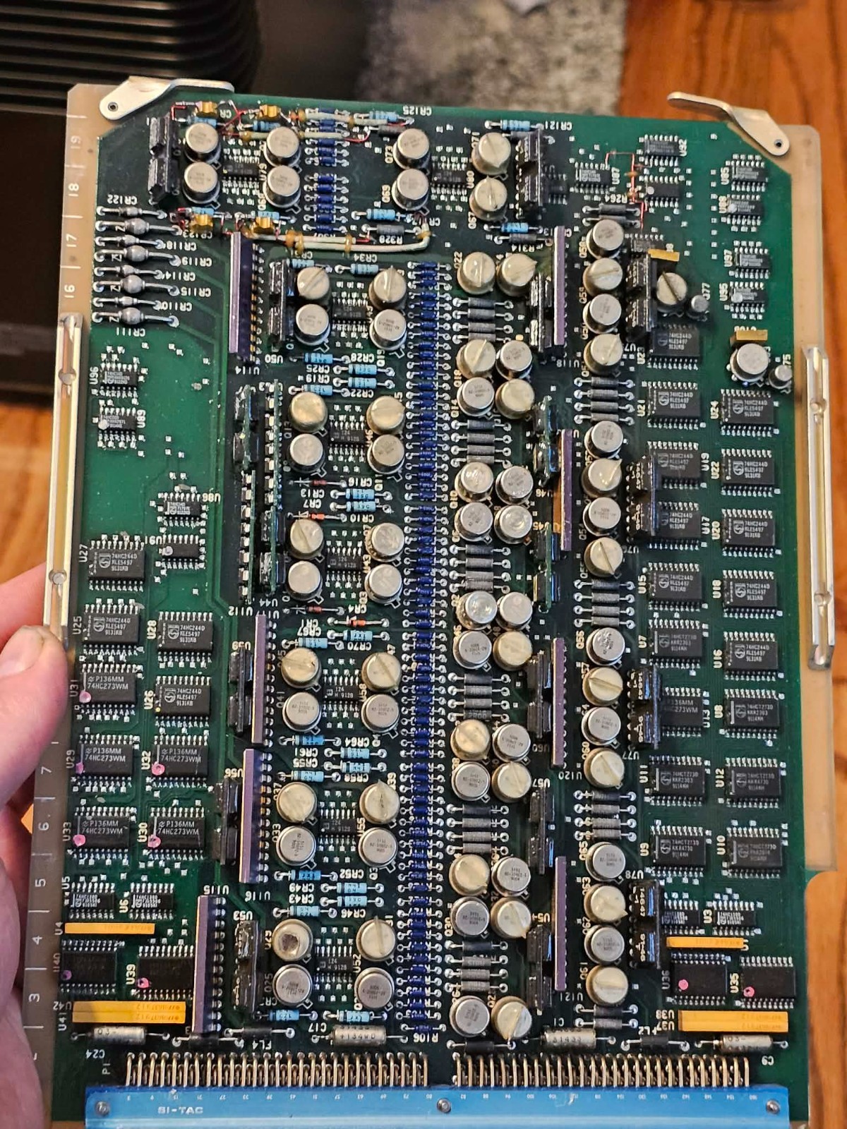 Vintage Military Aerospace FLAP CONTROL Circuit Board Hybrid Modules Gold ICs Vintage Military Aerospace FLAP CONTROL Circuit Board Hybrid Modules Gold ICs