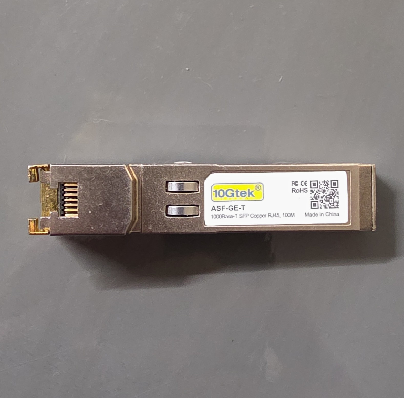10Gtek ASF-GE-T SFP 1000Base-T to RJ-45 Copper Transceiver for Cisco 10Gtek ASF-GE-T SFP 1000Base-T to RJ-45 Copper Transceiver for Cisco