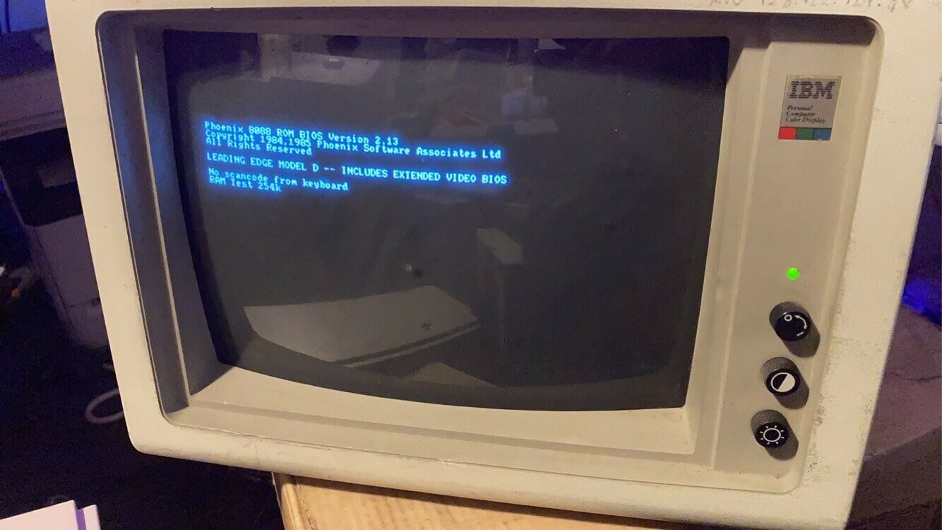 IBM 5153 Color CGA Monitor Tested and Working 