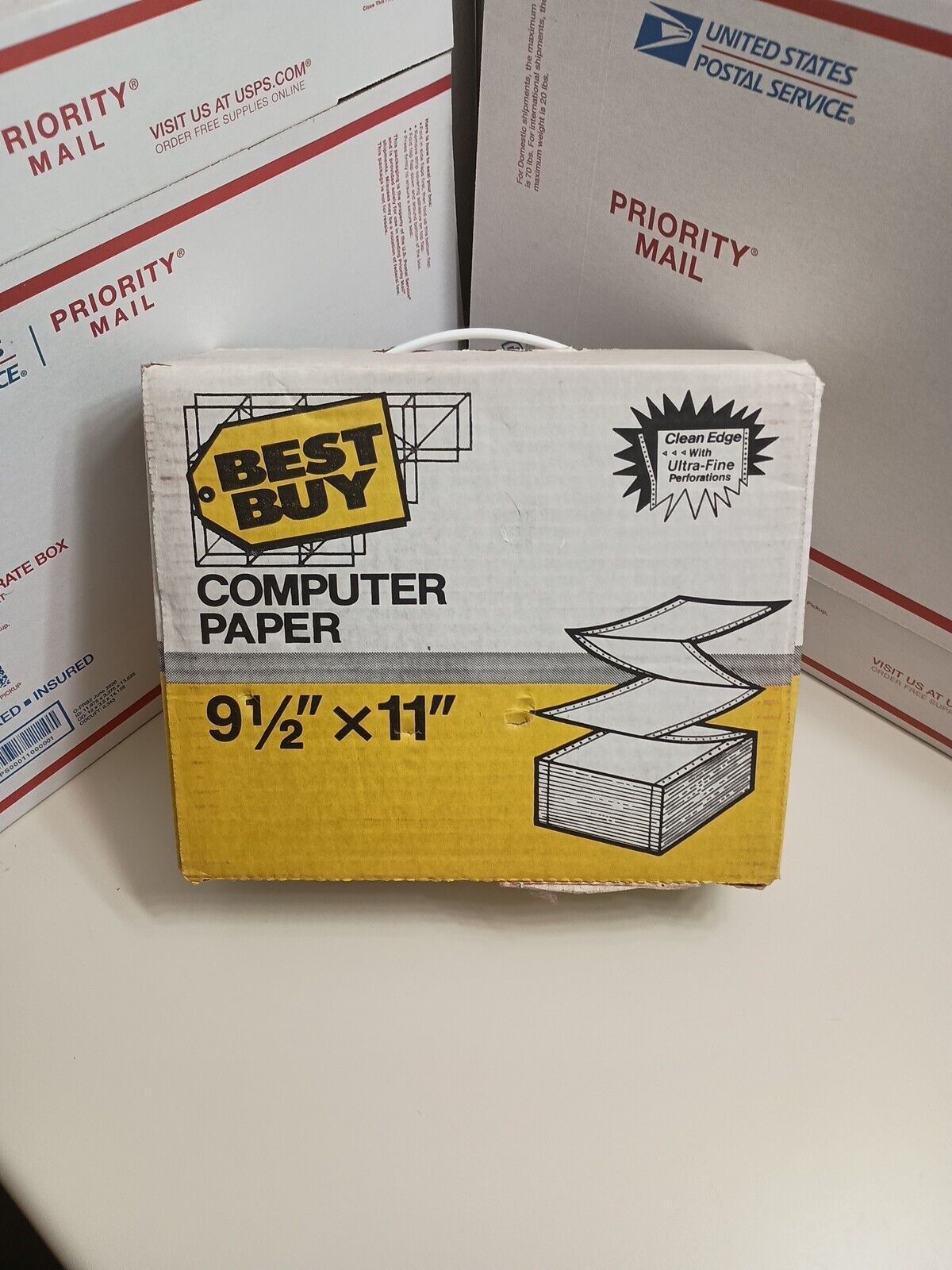 Best Buy Boxed Vintage Continuous Feed Dot Matrix Printer Paper 1000 Sheets