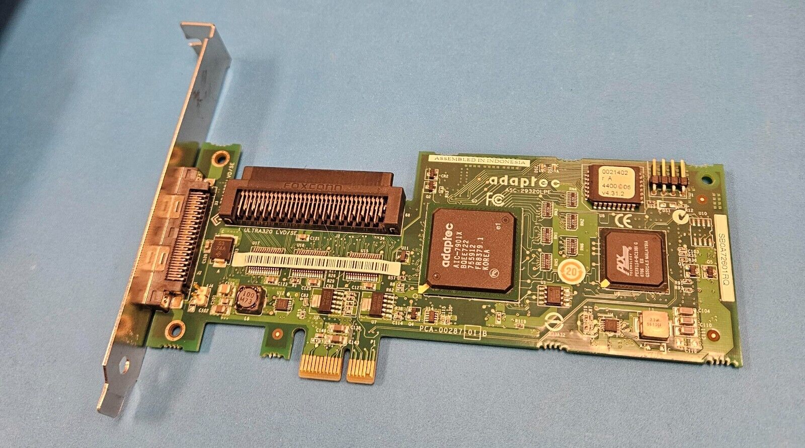 ADAPTEC ASC-29320LPE ULTRA320 PCI-E SCSI HOST ADAPTER CARD HIGH PROFILE