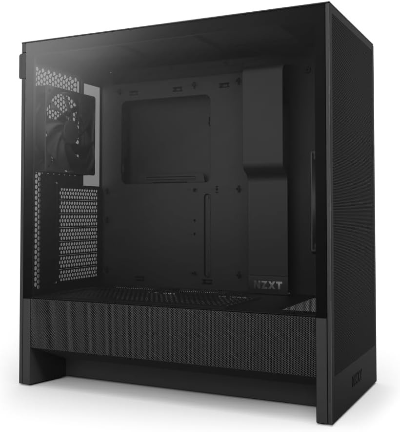 NZXT H5 Flow - Compact ATX Mid-Tower PC Case - Black NZXT H5 Flow - Compact ATX Mid-Tower PC Case - Black