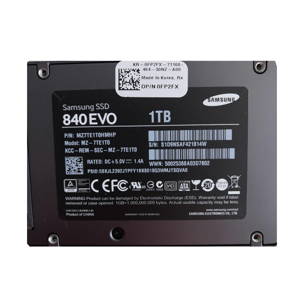 1TB Samsung 840 EVO Internal 2.5\