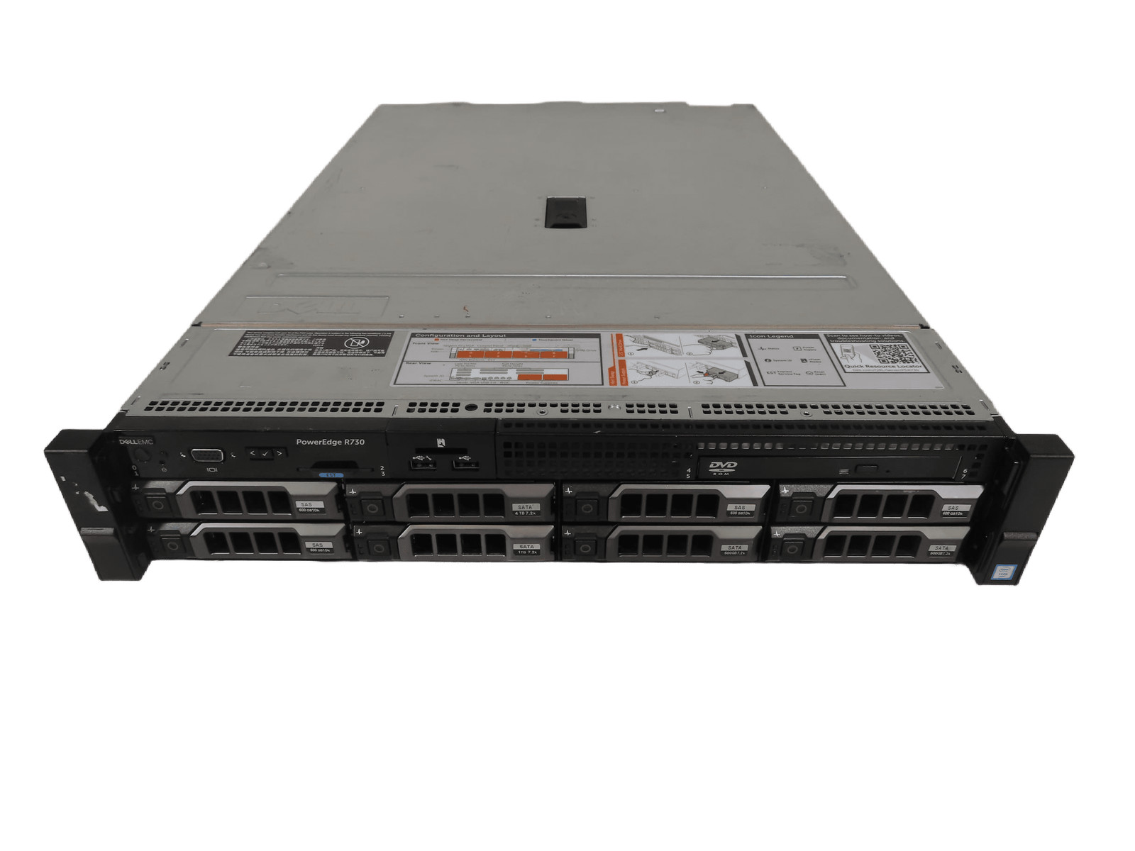 Dell Poweredge R730 8LFF 2x E5-2698 v3 2.3ghz 64gb H730 8x 3.5 Trays 2x 750w Dell Poweredge R730 8LFF 2x E5-2698 v3 2.3ghz 64gb H730 8x 3.5 Trays 2x 750w