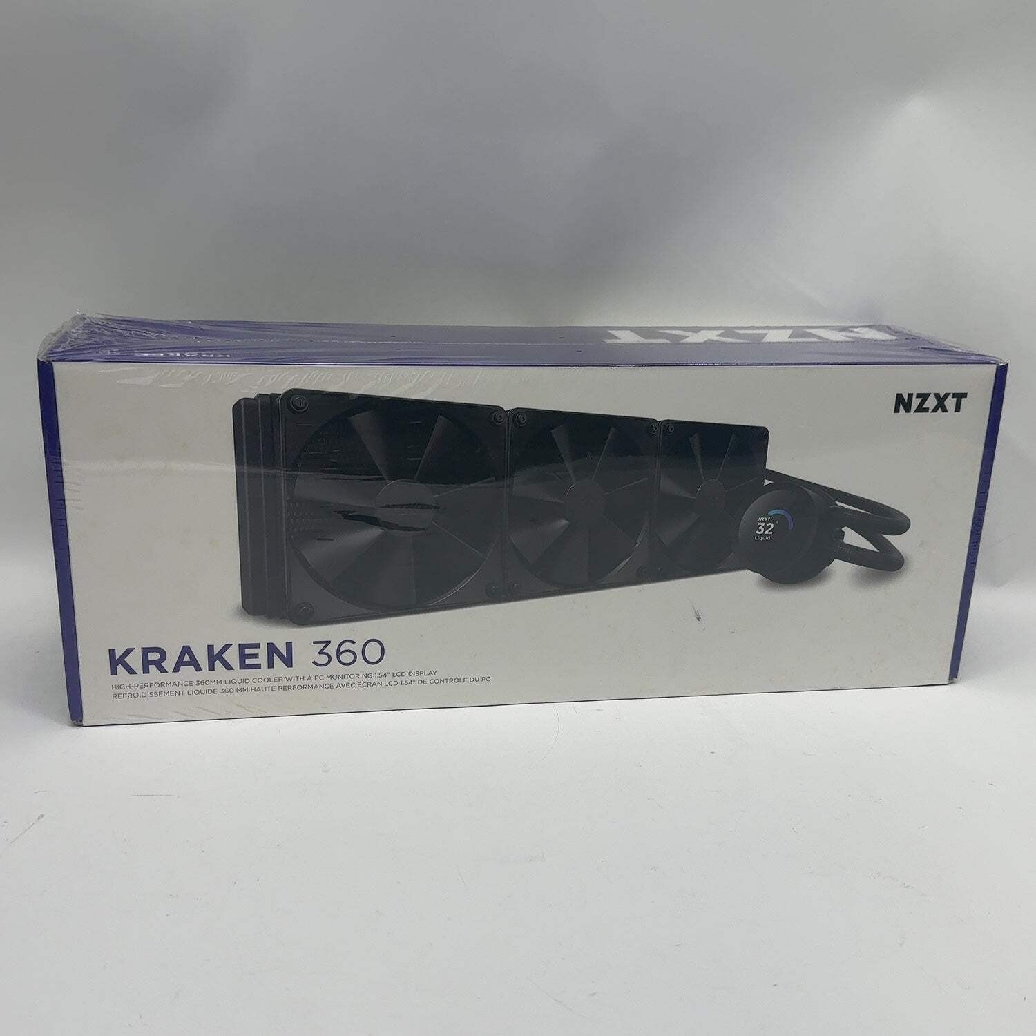 New NZXT Kraken 360 CPU Liquid Cooler (AIO) RL-KN360-B1 New NZXT Kraken 360 CPU Liquid Cooler (AIO) RL-KN360-B1