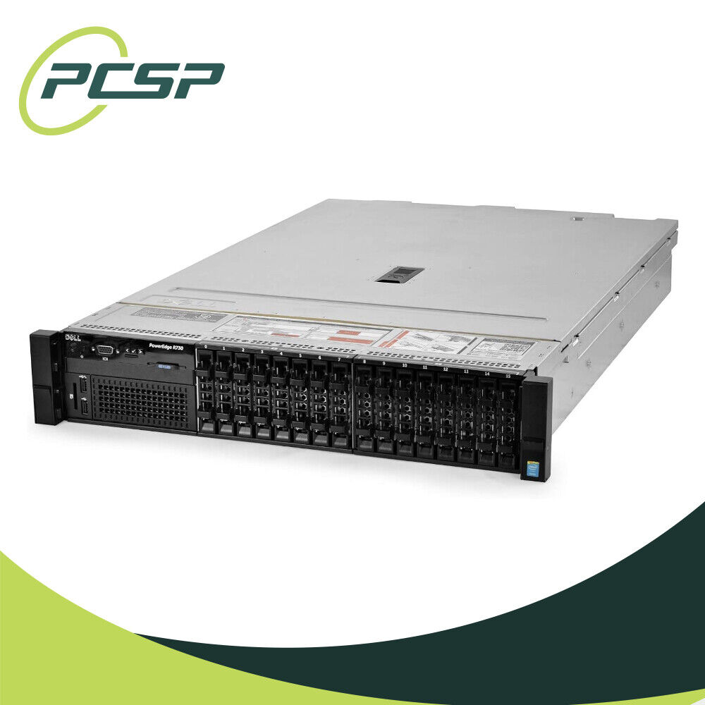 DELL PowerEdge R730 16SFF Server 2x E5-2690v4 =28 Cores No RAM/ HDD H730 4xRJ45