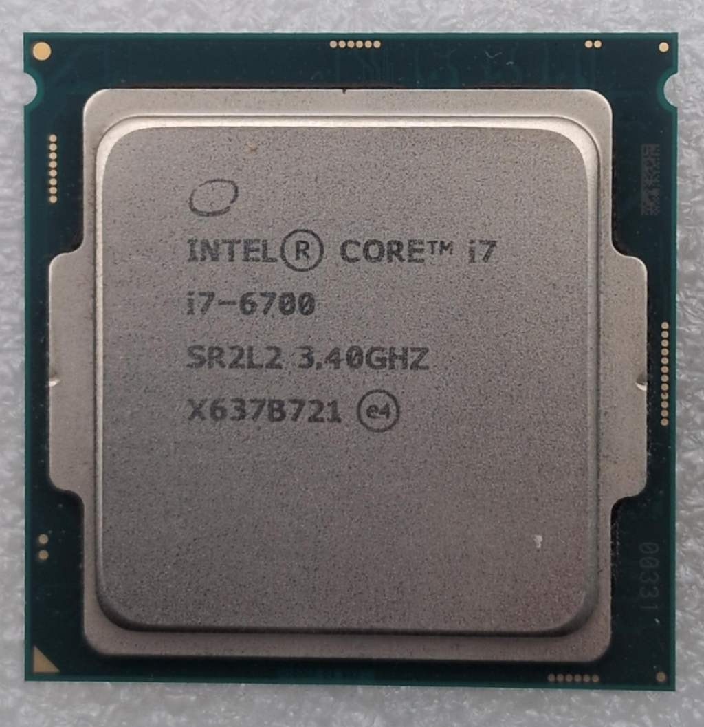 Intel Core i7-6700 SR2L2 3.40GHz 8MB Cache 4-Core LGA1151 Processor Intel Core i7-6700 SR2L2 3.40GHz 8MB Cache 4-Core LGA1151 Processor