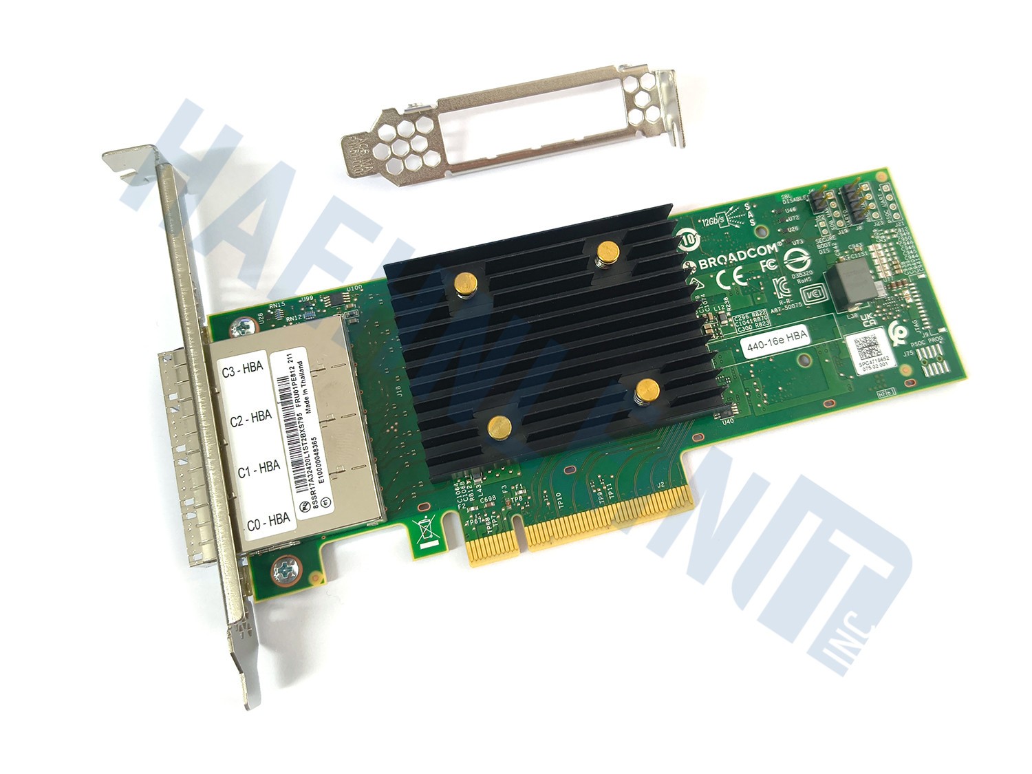 Lenovo 440-16e / Broadcom LSI 9500-16e SATA / SAS HBA Controller 12Gbps IT-Mode Lenovo 440-16e / Broadcom LSI 9500-16e SATA / SAS HBA Controller 12Gbps IT-Mode