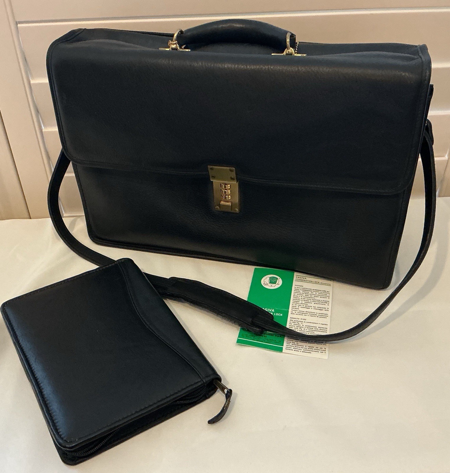 Vintage Jack Georges Leather Briefcase/Laptop Bag Made In USA Vintage Jack Georges Leather Briefcase/Laptop Bag Made In USA